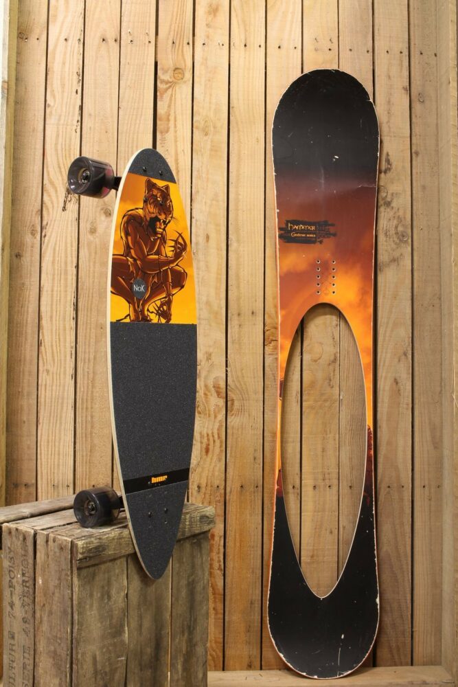 nok ta board - recycle ton snowboard